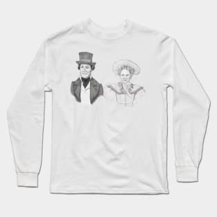 Just married - Anne Lister and Ann Walker Long Sleeve T-Shirt